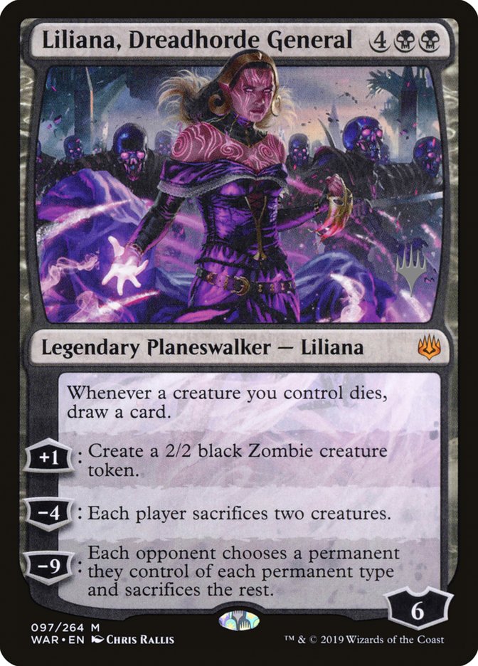 Liliana, Dreadhorde General (Promo Pack) [War of the Spark Promos] | Total Play