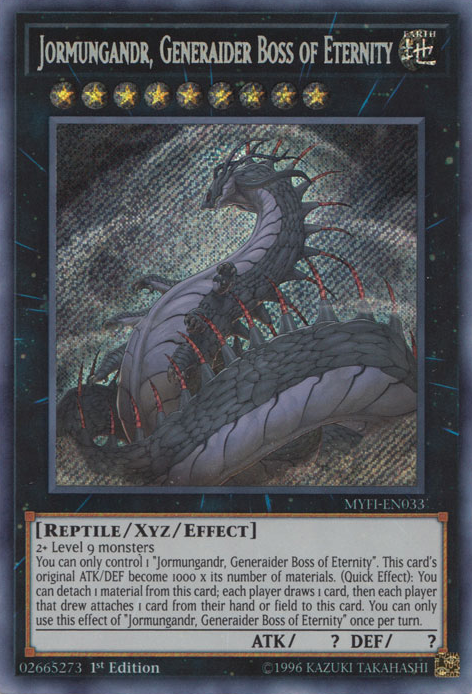 Jormungandr, Generaider Boss of Eternity [MYFI-EN033] Secret Rare | Total Play