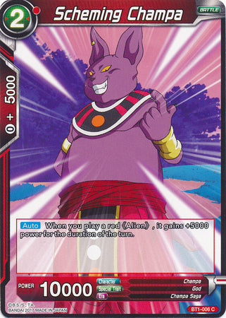 Scheming Champa (BT1-006) [Galactic Battle] | Total Play