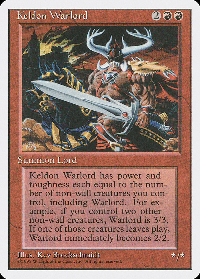 Keldon Warlord [Fourth Edition] | Total Play