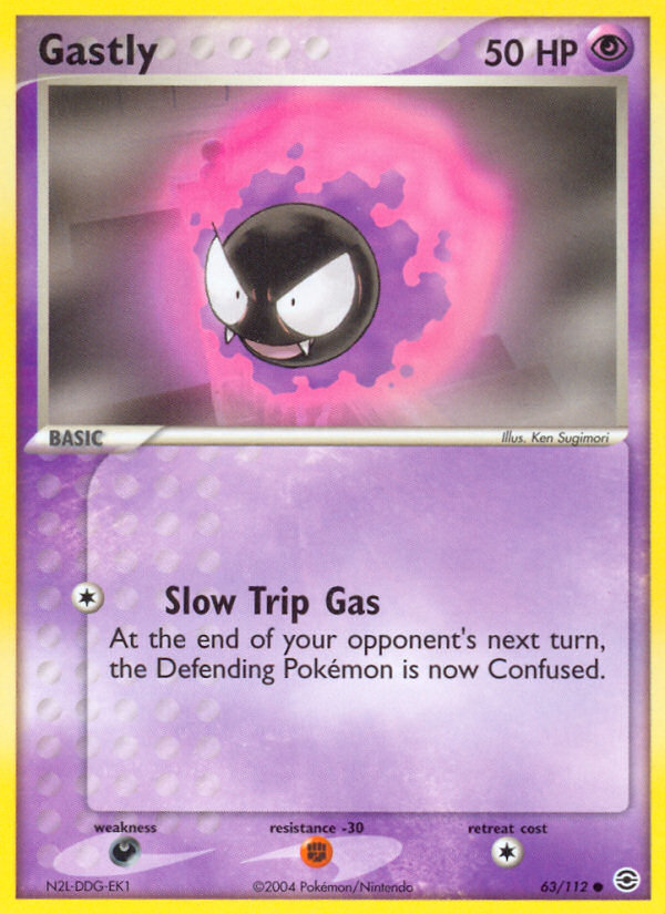 Gastly (63/112) [EX: FireRed & LeafGreen] | Total Play