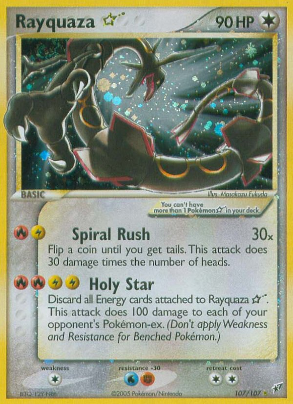 Rayquaza Star (107/107) [EX: Deoxys] | Total Play