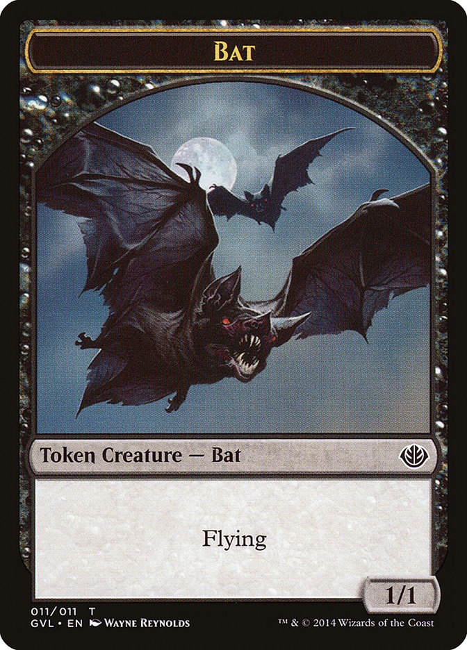 Bat Token (Garruk vs. Liliana) [Duel Decks Anthology Tokens] | Total Play