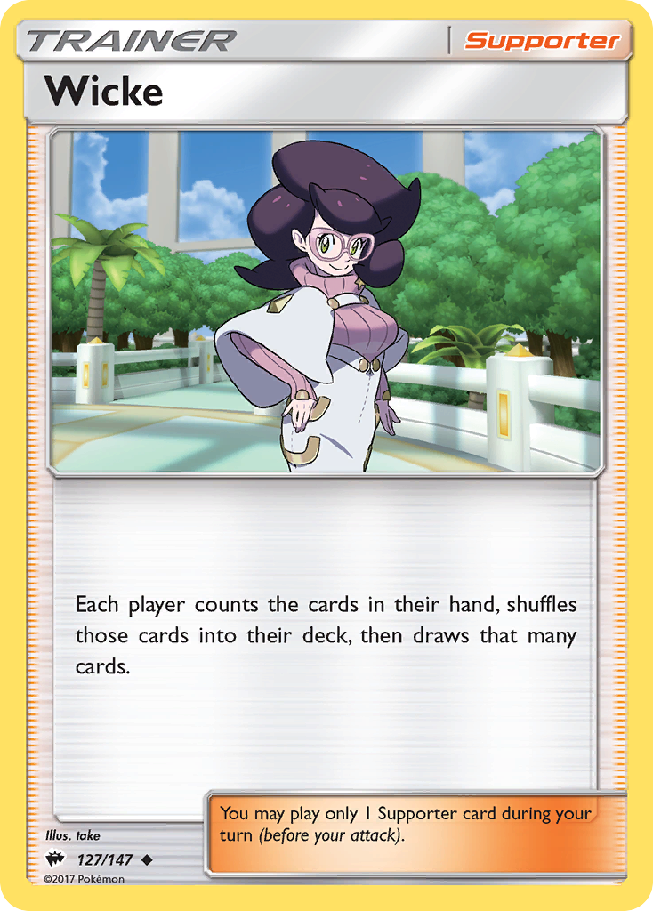 Wicke (127/147) [Sun & Moon: Burning Shadows] | Total Play