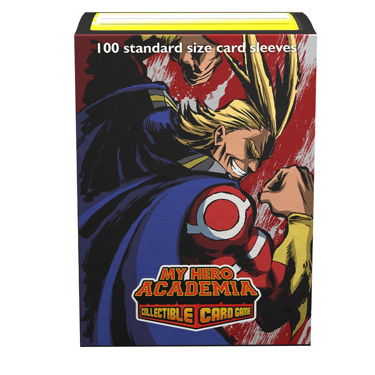 Dragon Shield: Standard 100ct Art Sleeves - My Hero Academia (All Might Flex) | Total Play