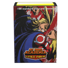 Dragon Shield: Standard 100ct Art Sleeves - My Hero Academia (All Might Flex) | Total Play