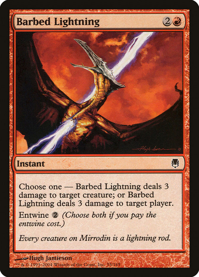 Barbed Lightning [Darksteel] | Total Play