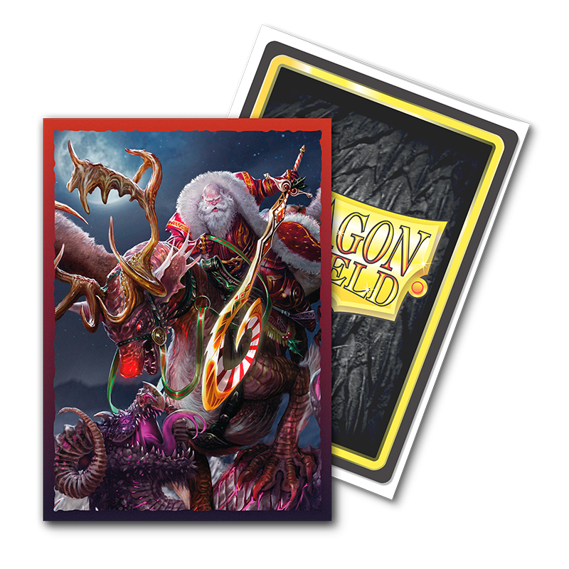 Dragon Shield: Standard 100ct Brushed Art Sleeves - Christmas (2022) | Total Play