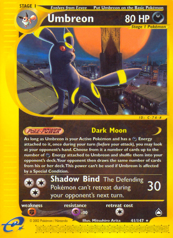 Umbreon (41/147) [Aquapolis] | Total Play