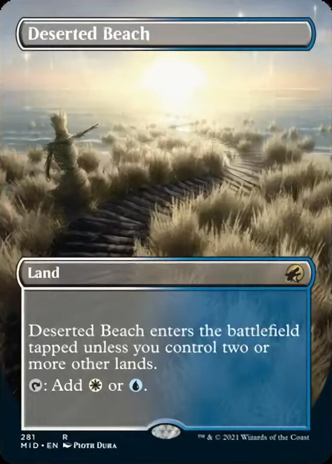 Deserted Beach (Borderless Alternate Art) [Innistrad: Midnight Hunt] | Total Play