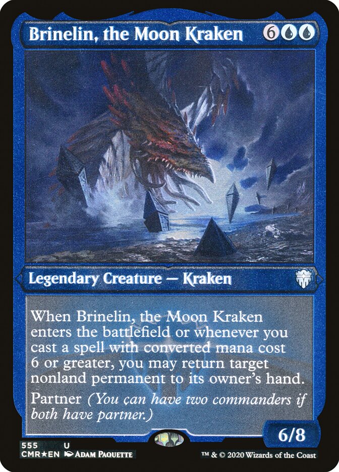 Brinelin, the Moon Kraken (Etched) [Commander Legends] | Total Play