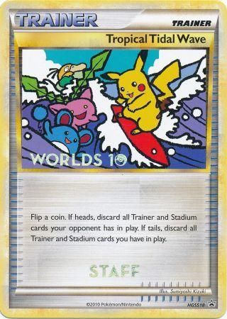 Tropical Tidal Wave (HGSS18) (Staff) [HeartGold & SoulSilver: Black Star Promos] | Total Play