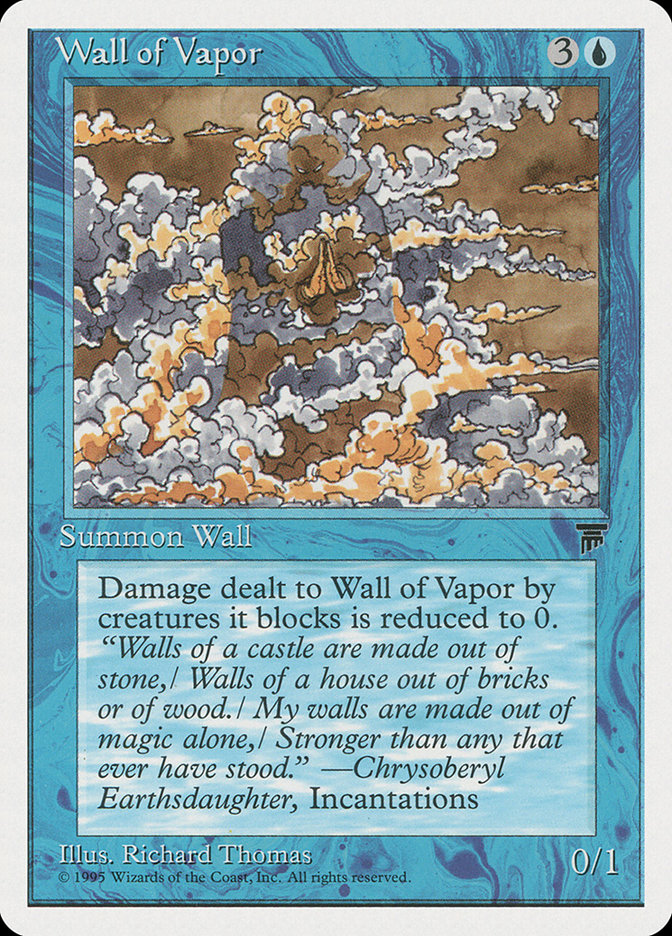 Wall of Vapor [Chronicles] | Total Play
