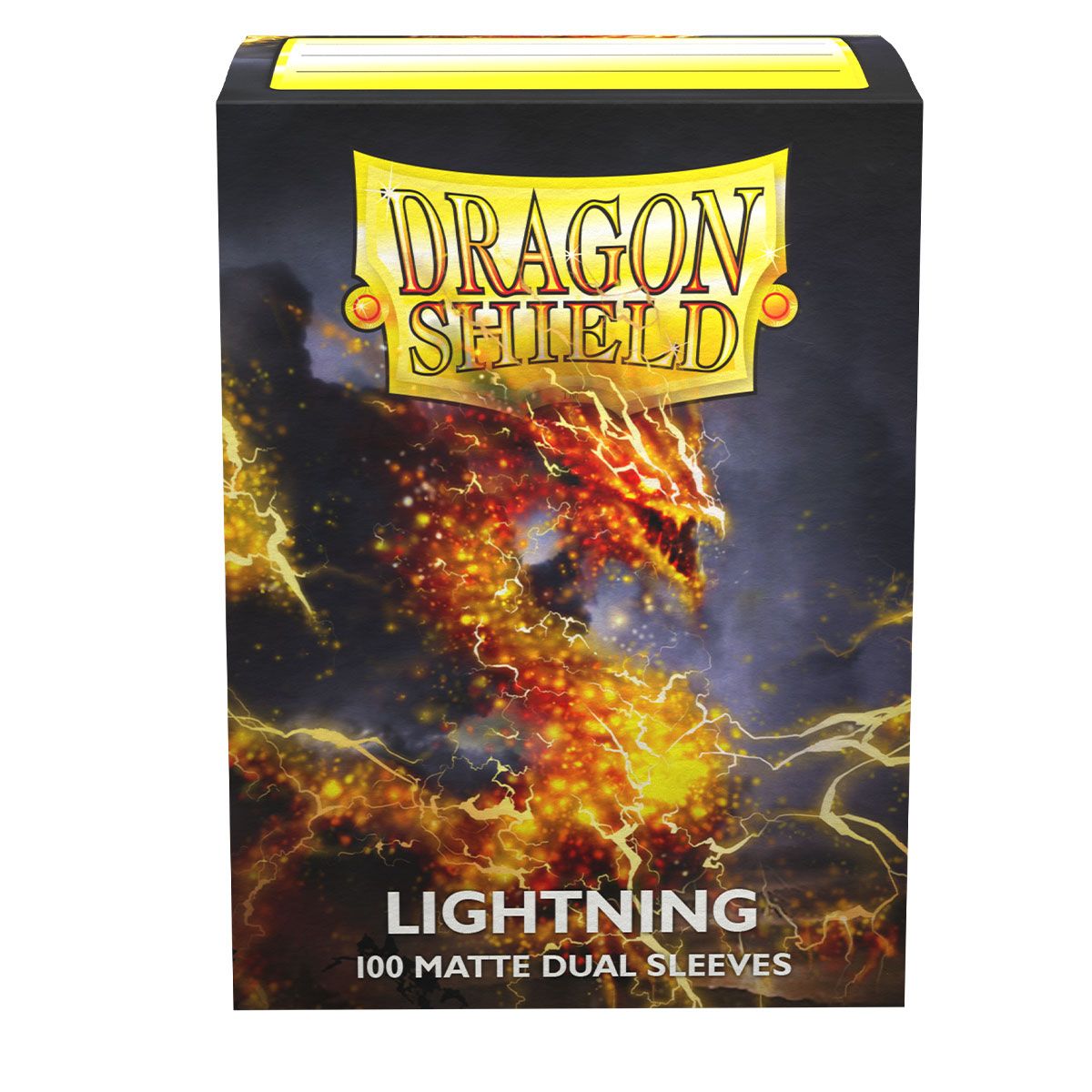 Dragon Shield: Standard 100ct Sleeves - Lightning (Dual Matte) | Total Play