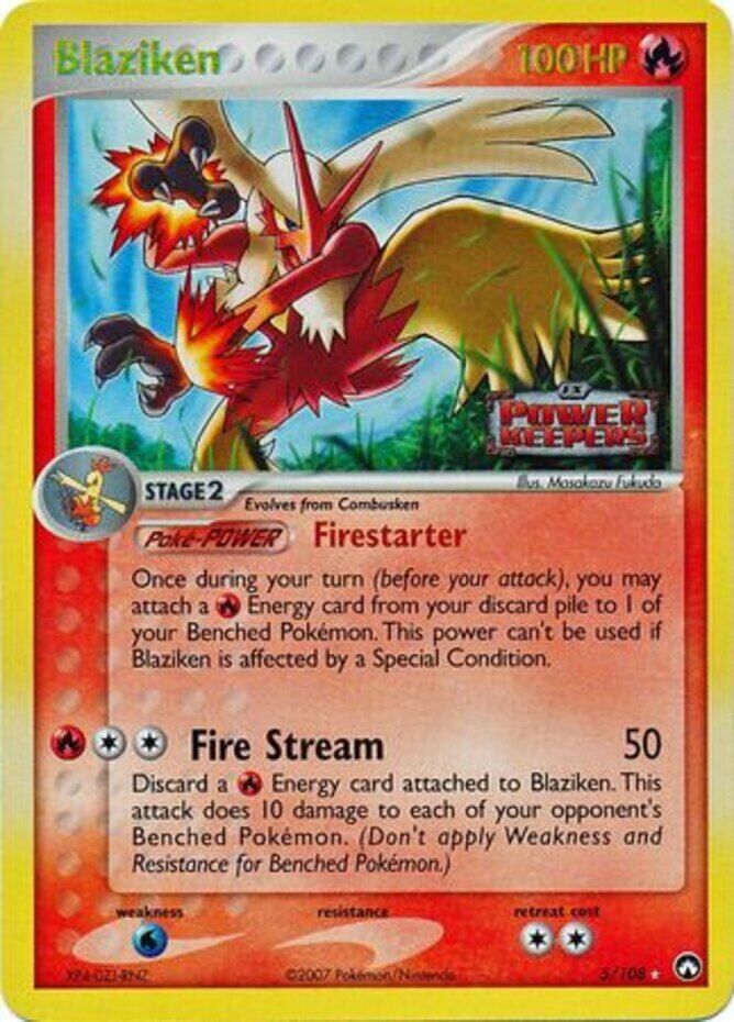 Blaziken (5/108) (Stamped) [EX: Power Keepers] | Total Play