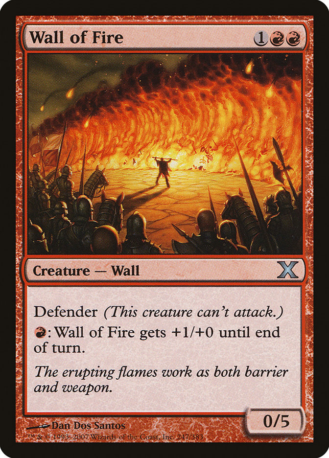 Wall of Fire [Tenth Edition] | Total Play
