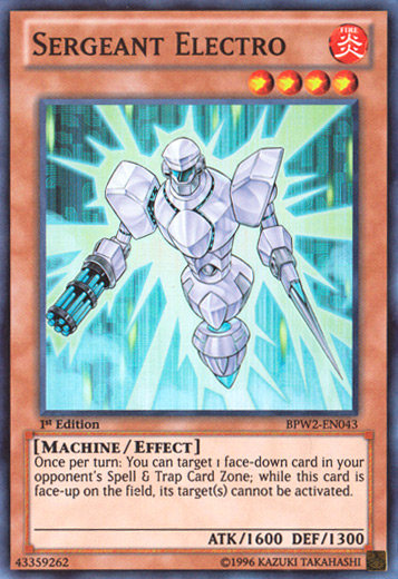 Sergeant Electro [BPW2-EN043] Super Rare | Total Play