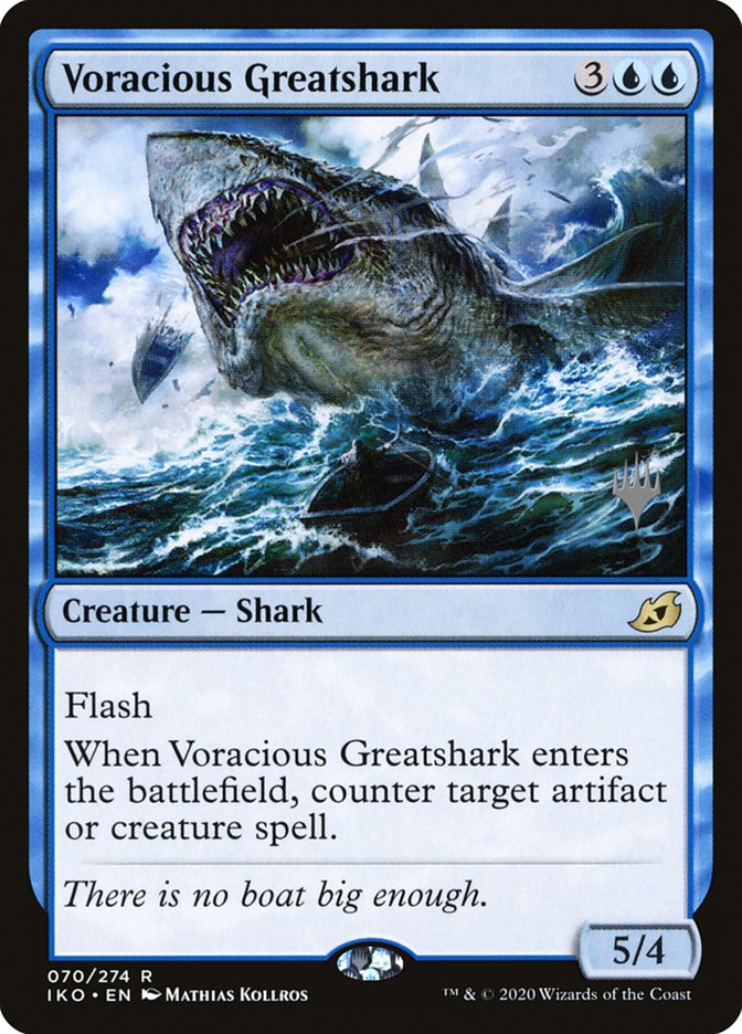 Voracious Greatshark (Promo Pack) [Ikoria: Lair of Behemoths Promos] | Total Play