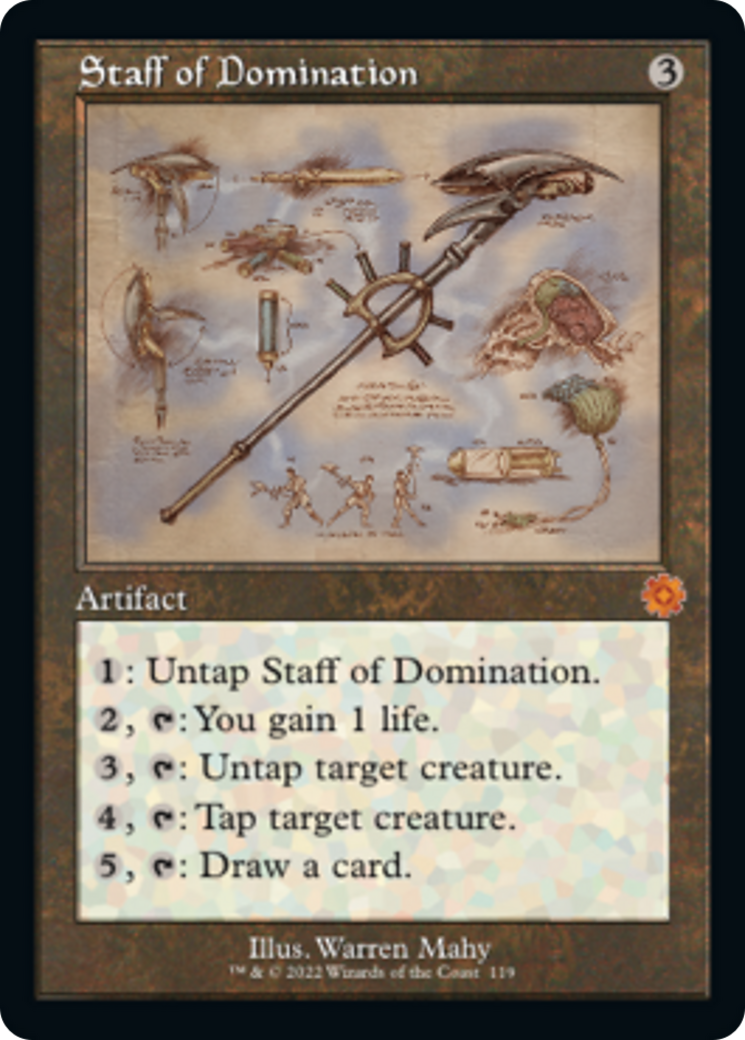 Staff of Domination (Retro Schematic) [The Brothers' War Retro Artifacts] | Total Play