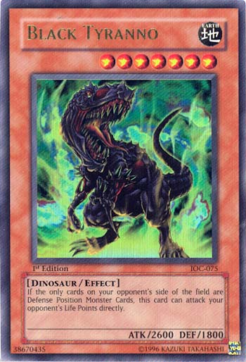 Black Tyranno [IOC-075] Ultra Rare | Total Play