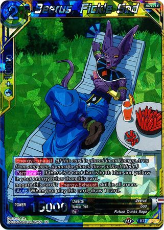 Beerus, Fickle God (BT7-120) [Assault of the Saiyans] | Total Play