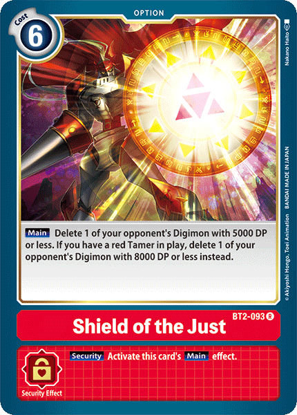 Shield of the Just [BT2-093] [Release Special Booster Ver.1.0] | Total Play