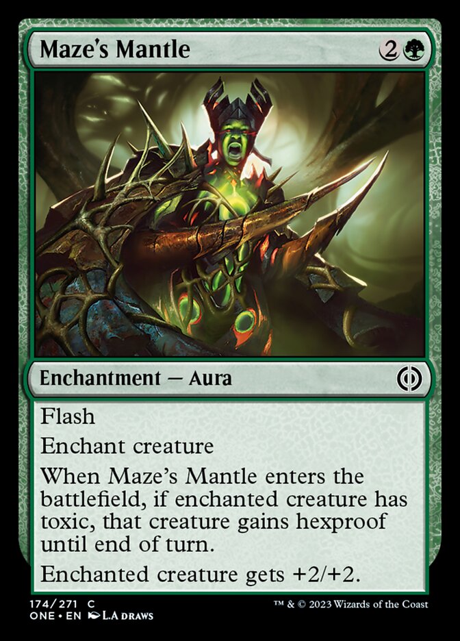 Maze's Mantle [Phyrexia: All Will Be One] | Total Play
