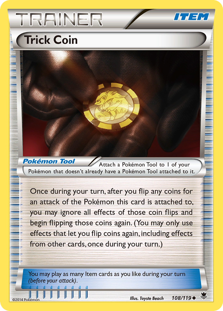 Trick Coin (108/119) [XY: Phantom Forces] | Total Play