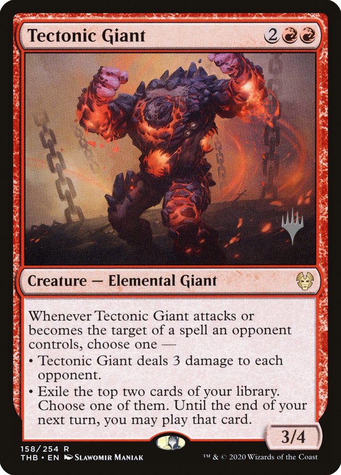 Tectonic Giant (Promo Pack) [Theros Beyond Death Promos] | Total Play