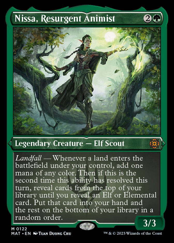 Nissa, Resurgent Animist (Foil Etched) [March of the Machine: The Aftermath] | Total Play