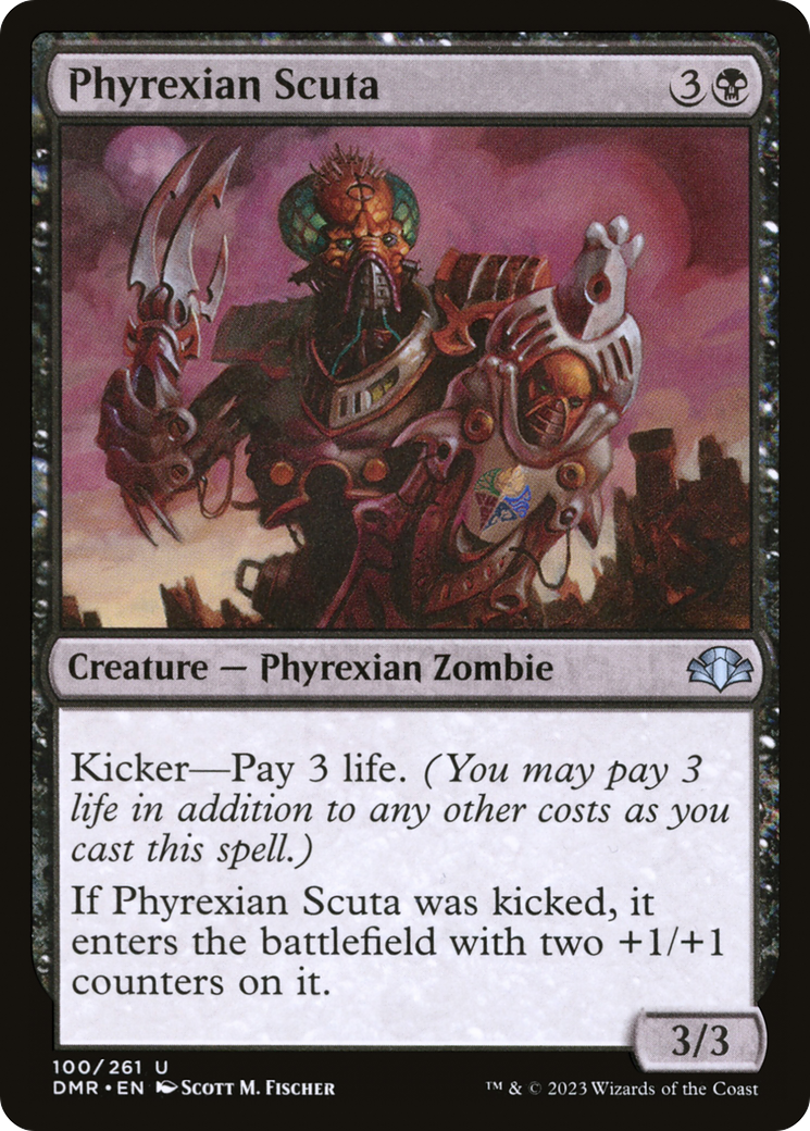 Phyrexian Scuta [Dominaria Remastered] | Total Play