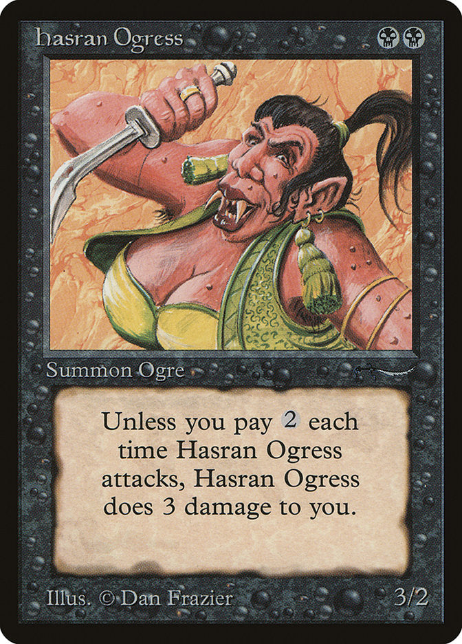 Hasran Ogress (Light Mana Cost) [Arabian Nights] | Total Play