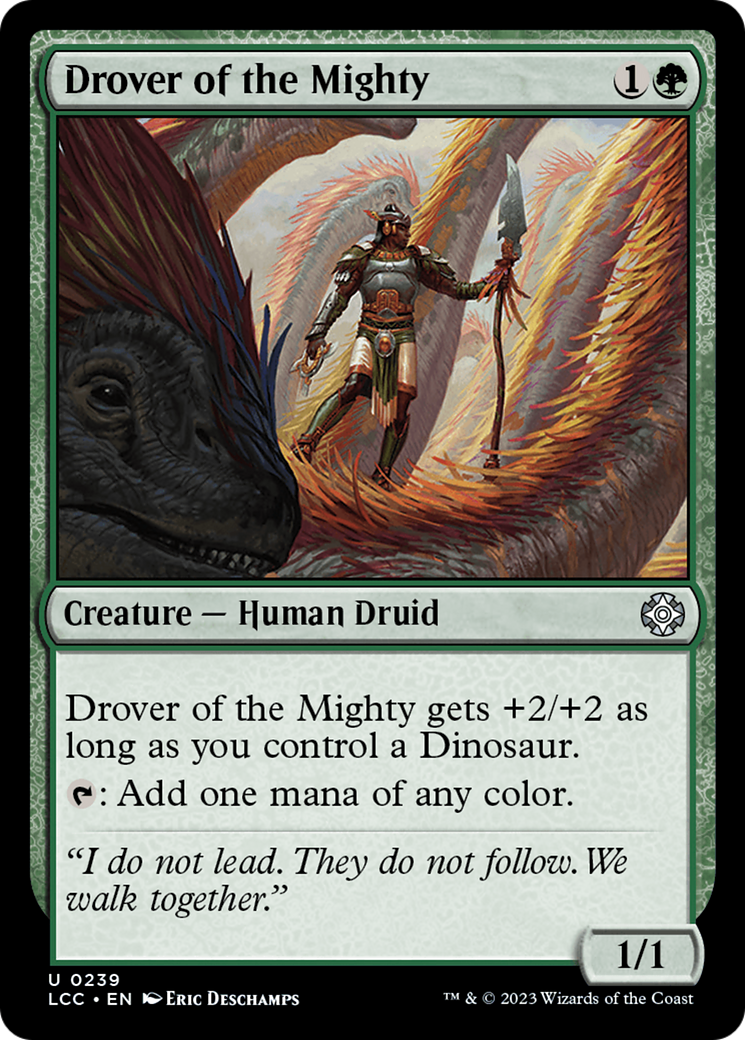 Drover of the Mighty [The Lost Caverns of Ixalan Commander] | Total Play