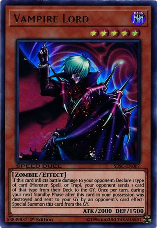 Vampire Lord [SBSC-EN007] Ultra Rare | Total Play