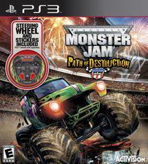 Monster Jam: Path of Destruction with Wheel - Playstation 3 | Total Play