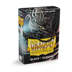 Dragon Shield: Japanese Size 60ct Sleeves - Black (Classic) | Total Play
