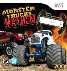 Monster Trucks Mayhem with Racing Wheel - Wii | Total Play