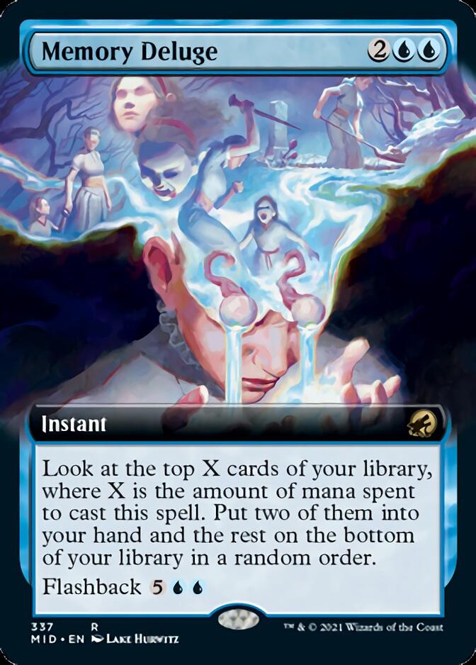 Memory Deluge (Extended Art) [Innistrad: Midnight Hunt] | Total Play