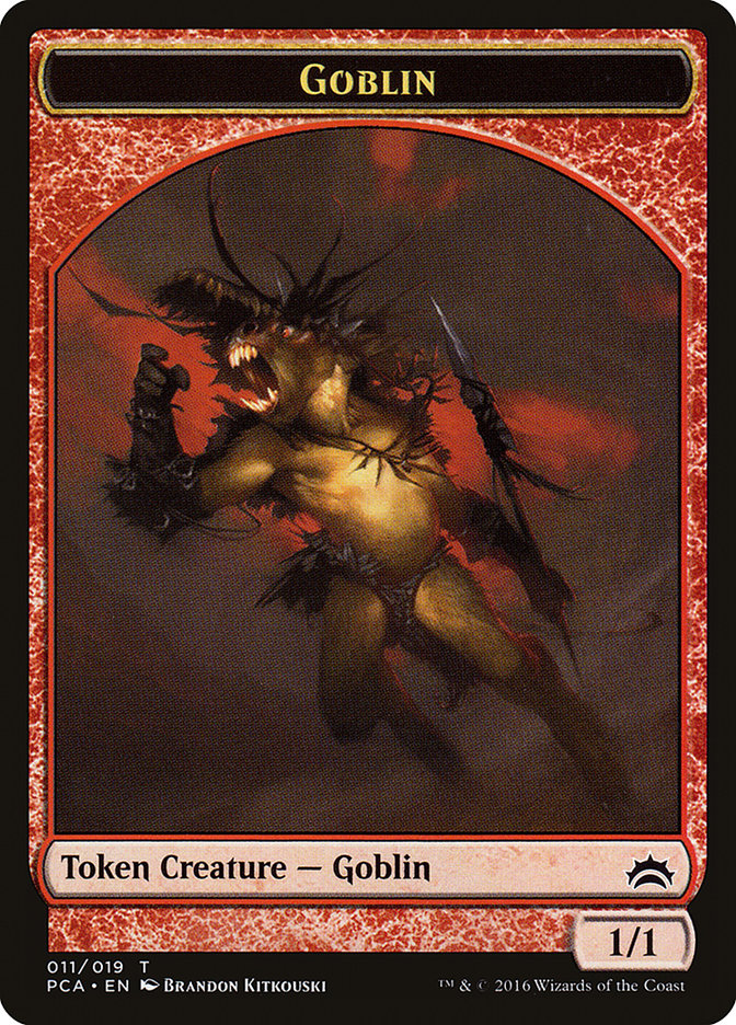 Germ // Goblin Double-Sided Token [Planechase Anthology Tokens] | Total Play