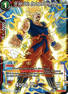 SS Son Goku, the Legend Personified (BT13-012) [Supreme Rivalry] | Total Play