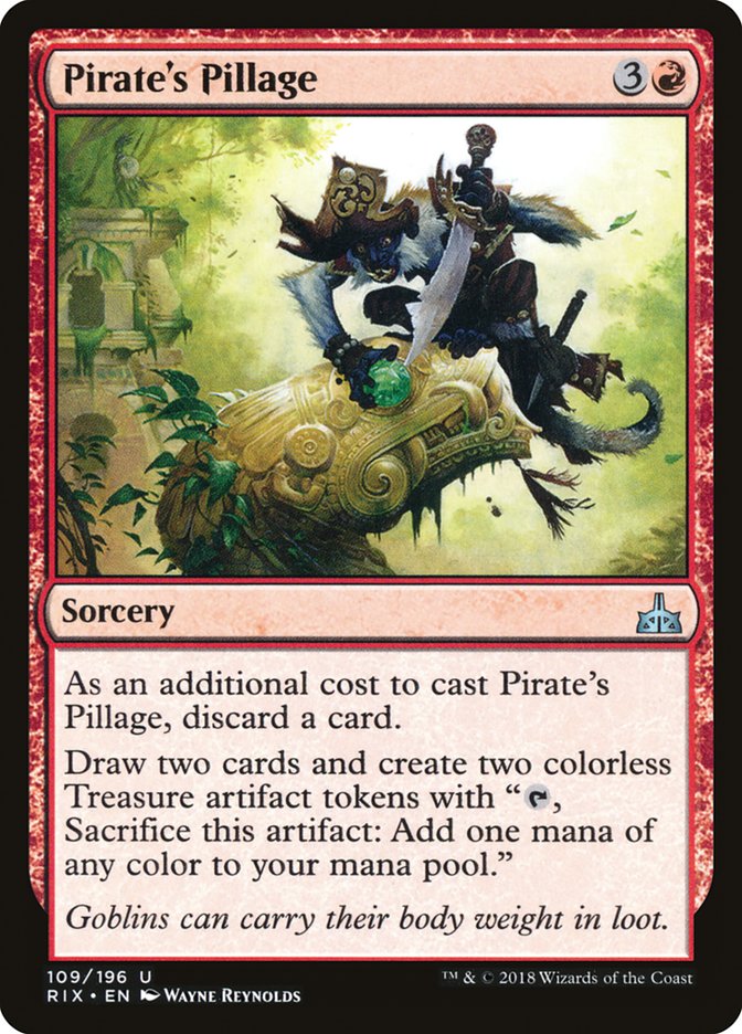 Pirate's Pillage [Rivals of Ixalan] | Total Play