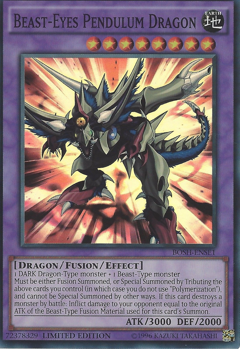 Beast-Eyes Pendulum Dragon [BOSH-ENSE1] Super Rare | Total Play