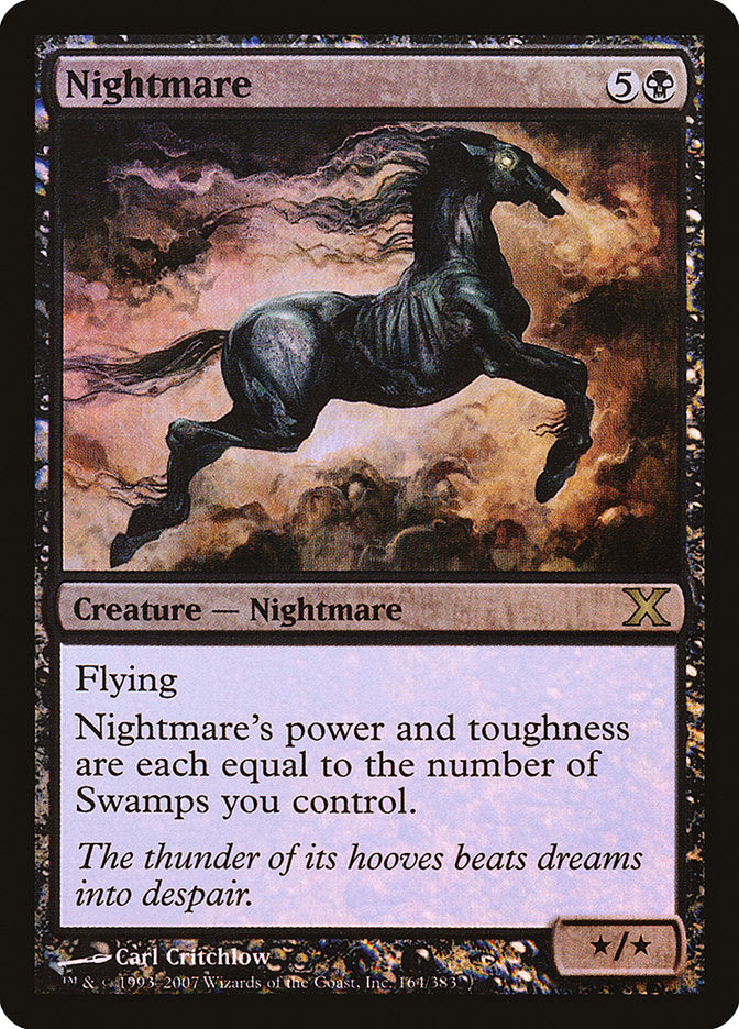 Nightmare (Premium Foil) [Tenth Edition] | Total Play