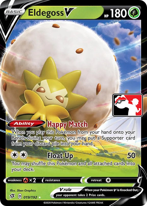 Eldegoss V (019/192) [Prize Pack Series One] | Total Play