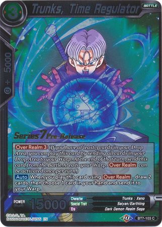 Trunks, Time Regulator (BT7-103_PR) [Assault of the Saiyans Prerelease Promos] | Total Play