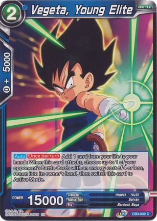 Vegeta, Young Elite (DB3-032) [Giant Force] | Total Play