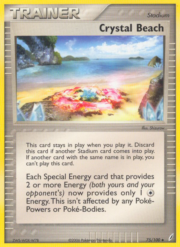 Crystal Beach (75/100) [EX: Crystal Guardians] | Total Play