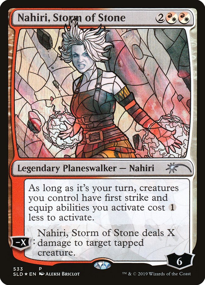 Nahiri, Storm of Stone (Stained Glass) [Secret Lair Drop Promos] | Total Play