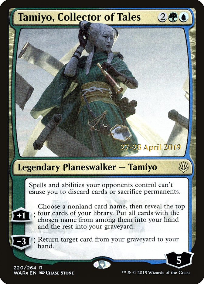 Tamiyo, Collector of Tales [War of the Spark Prerelease Promos] | Total Play