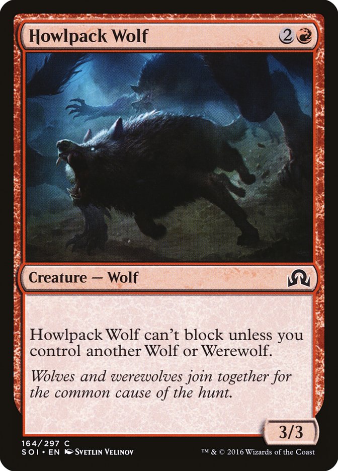 Howlpack Wolf [Shadows over Innistrad] | Total Play